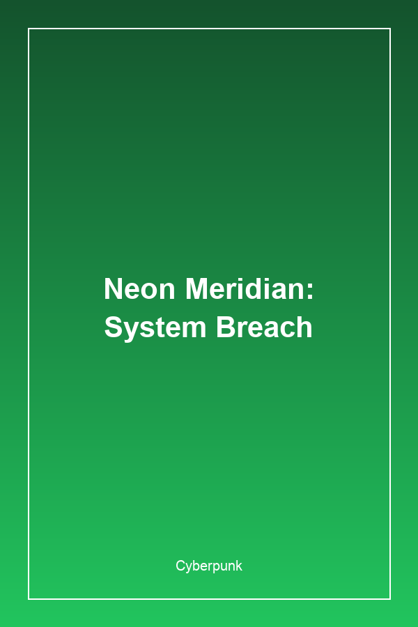 Neon Meridian: System Breach